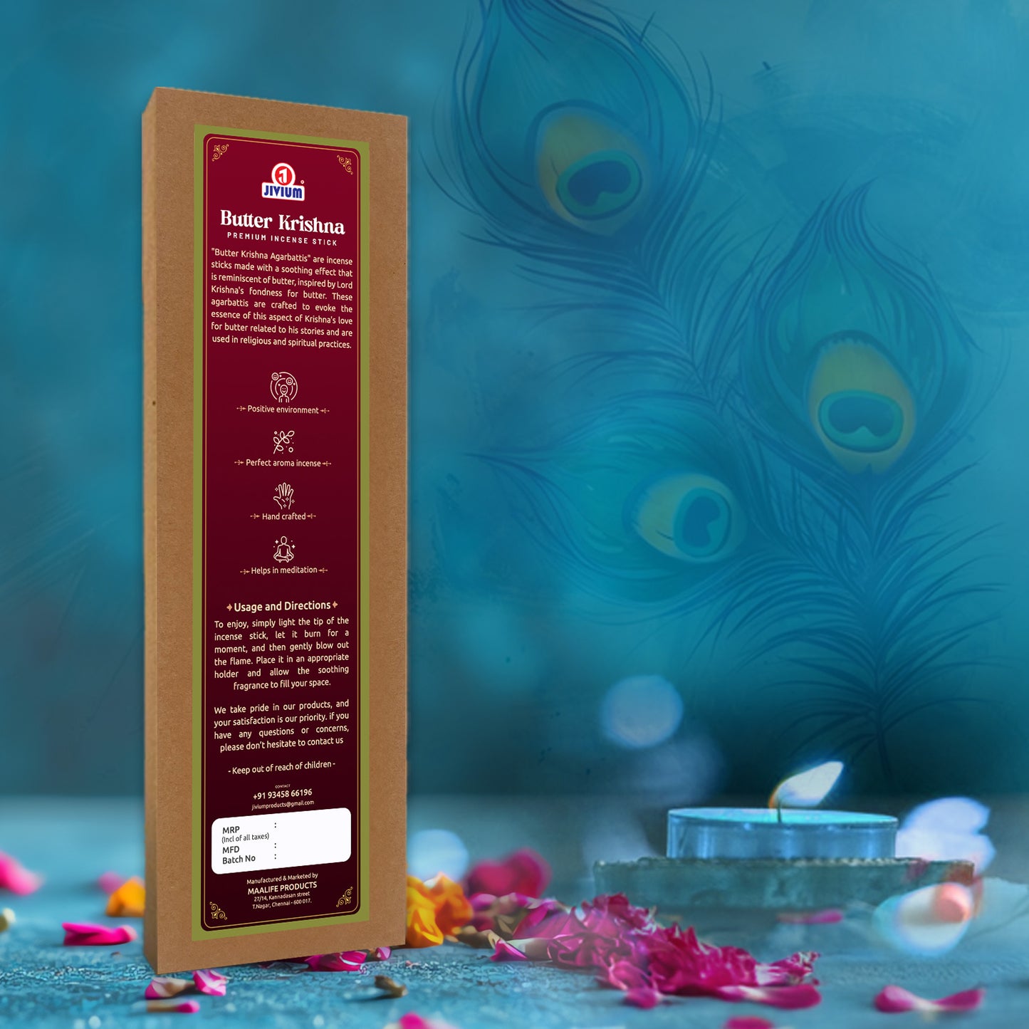 BUTTER KRISHNA - Premium Incense Sticks