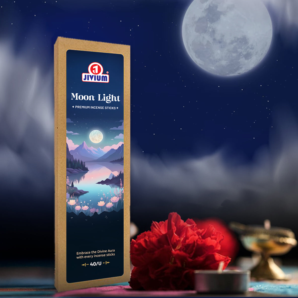 MOON LIGHT - Premium Incense Sticks
