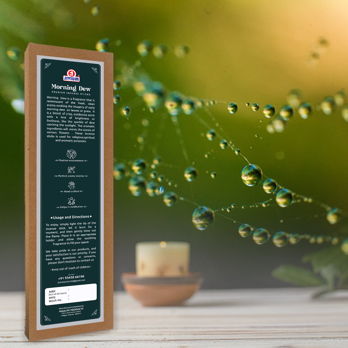 MORNING DEW - Premium Incense Stick